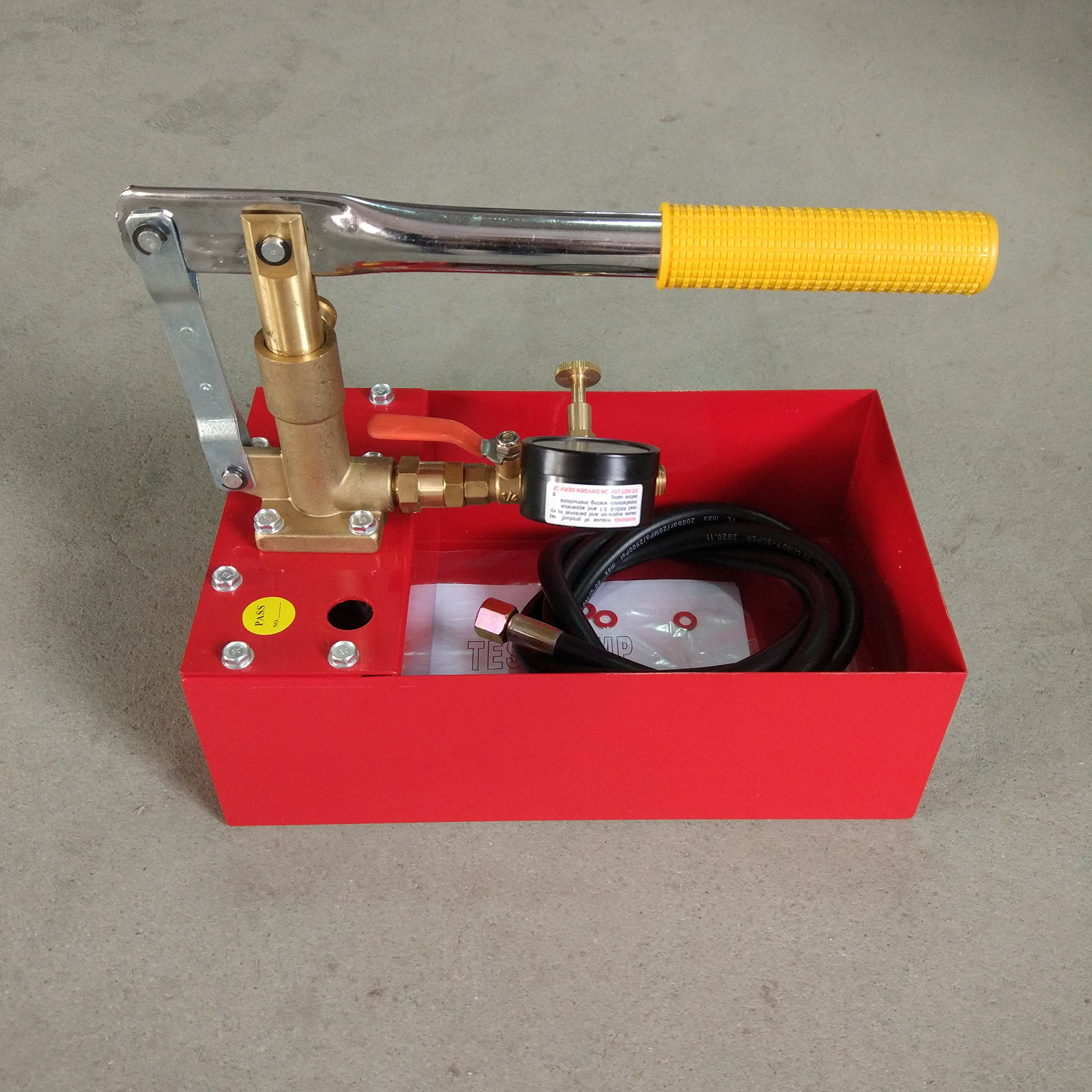 Pompa Uji Tangan dengan Meter-HHS